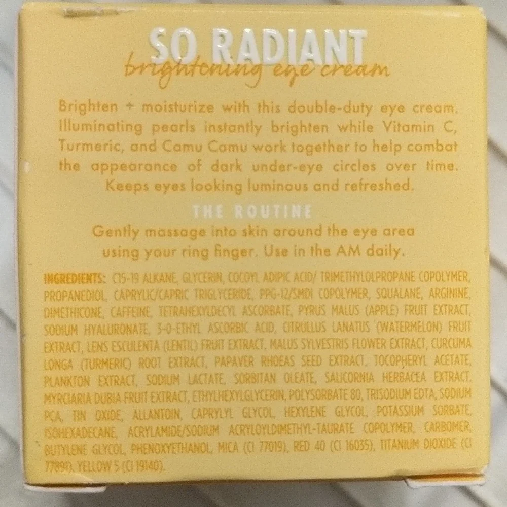 NWT Brightening Eye Cream